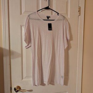 Torrid Cotton Modal Slub Crew Neck Twist Sleeve Tee ~ Size 3